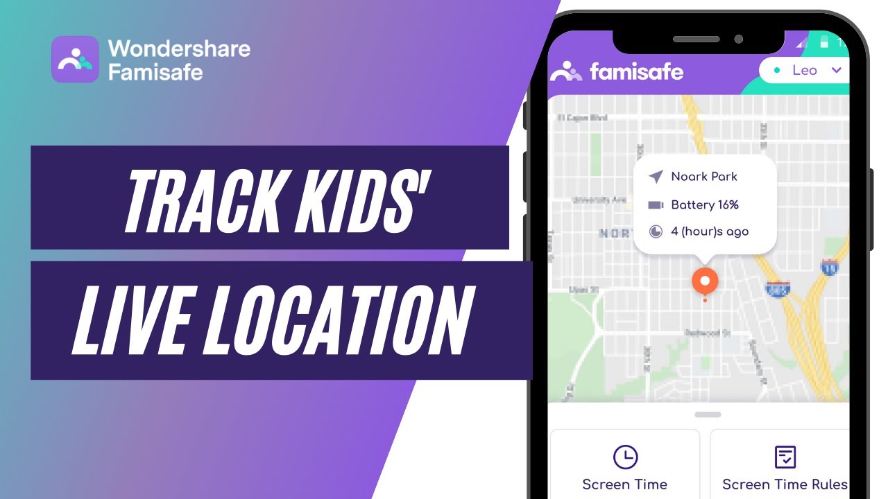 How to track live location - FamiSafe Parental Control & Location Tracker App - YouTube