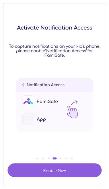 Activate Notification Access on Kid's Android