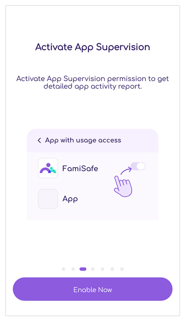 Activate App Supervision on Kid's Android