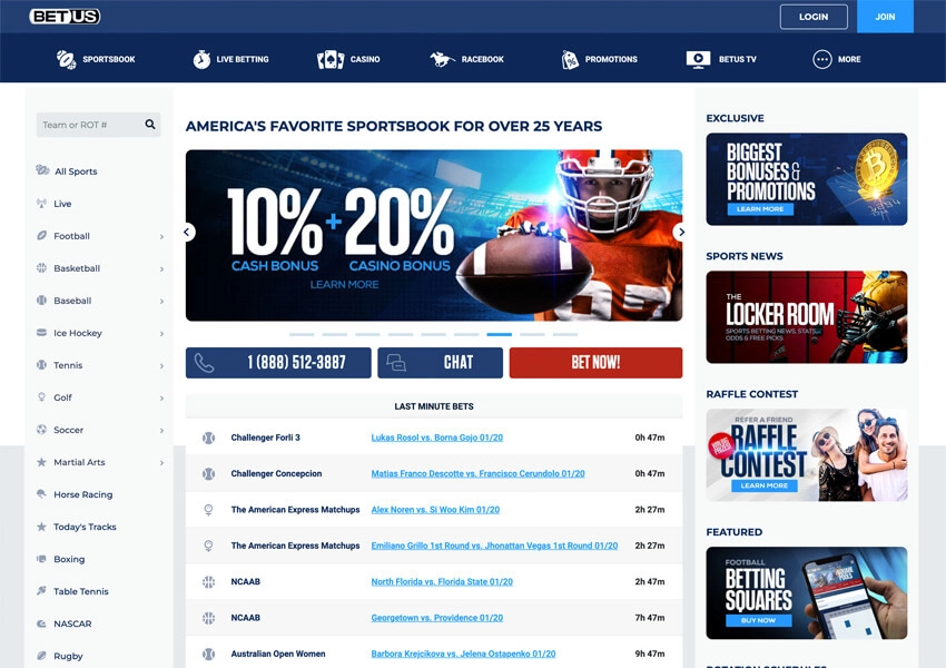 american sports betting online