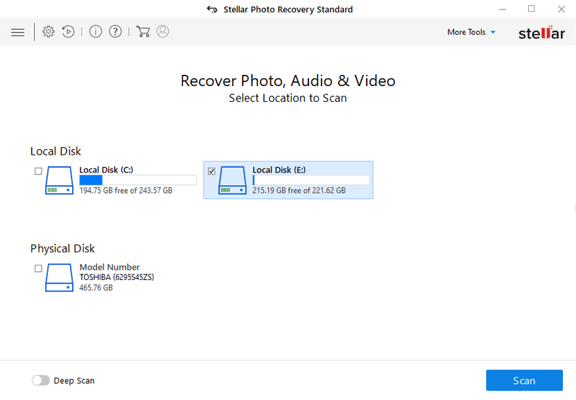 stellar photo recovery encrypted drives