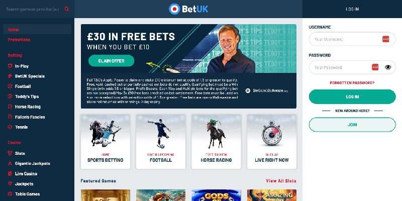 BetUK offers